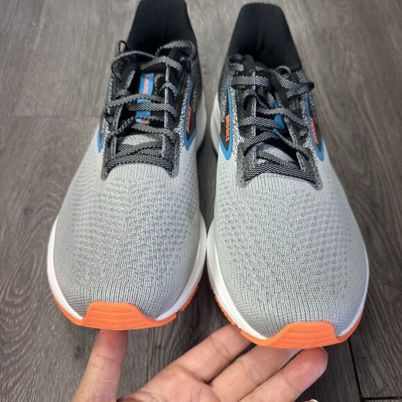 Size 9 - Brooks Launch 10 Black Gray Blue Orange Running Shoe Men SAMPLE main image 7